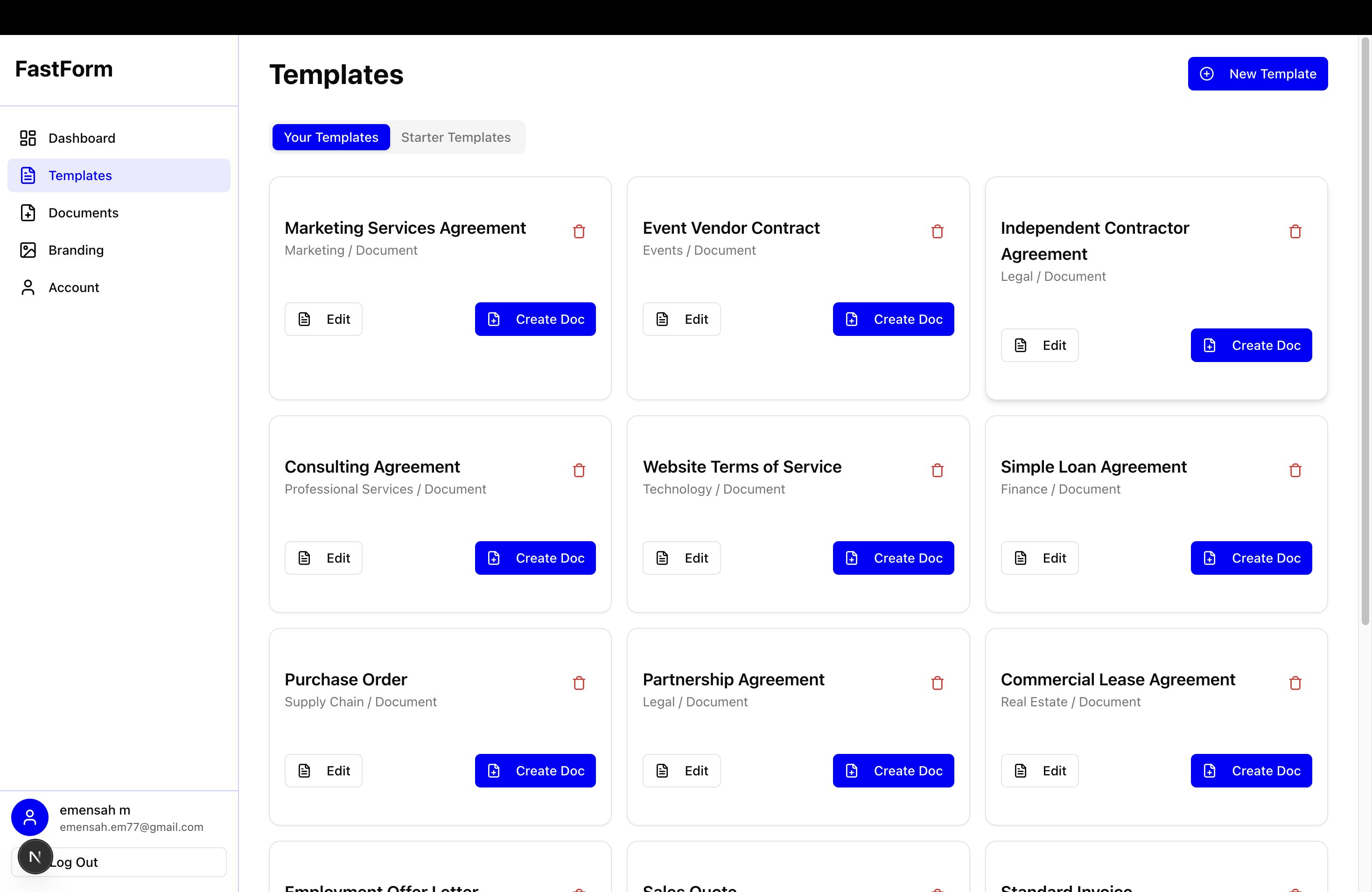FastForm screenshot